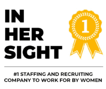 In Her Sight Top Companies for Women Badge